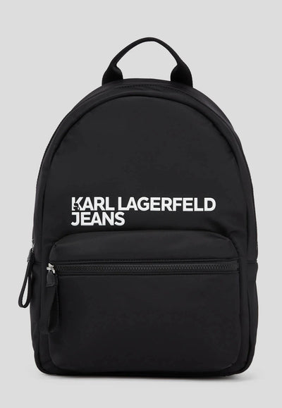 Karl Lagerfeld Essential Nylon Backpack | Black