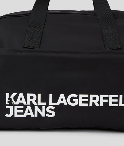 Karl Lagerfeld Nylon Gym Bag | Black