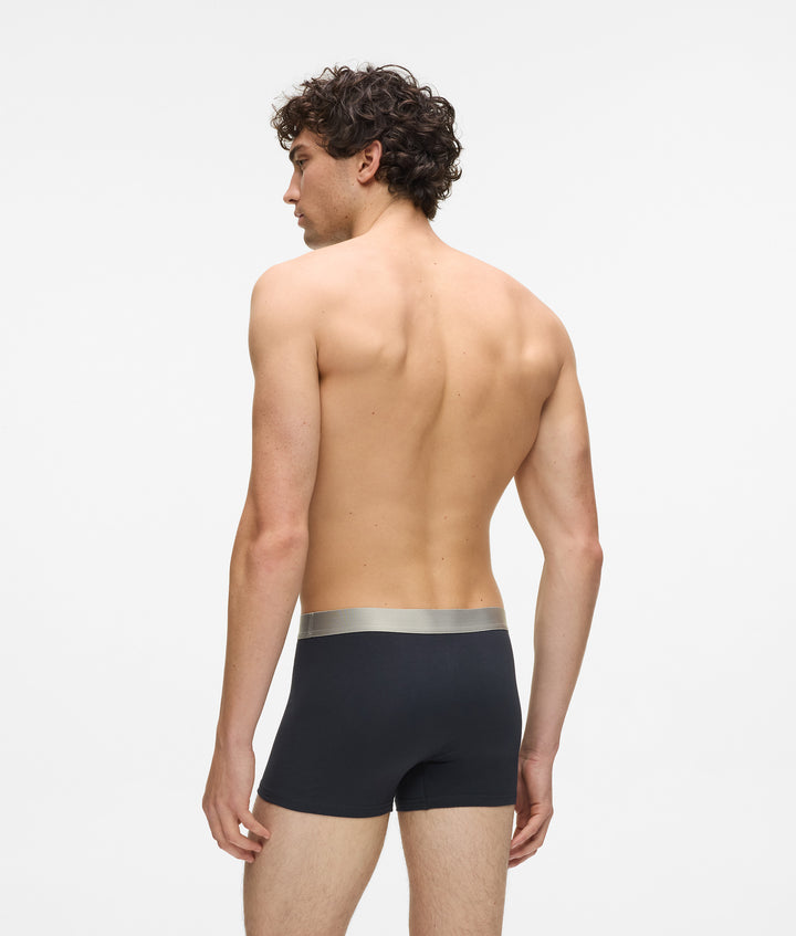 Karl Lagerfeld Metallic Elastic Trunk 3 Pieces | Navy/Black/Grey