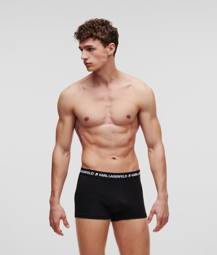 Karl Lagerfeld Logo Monochrome Trunk 3 Pieces | Black