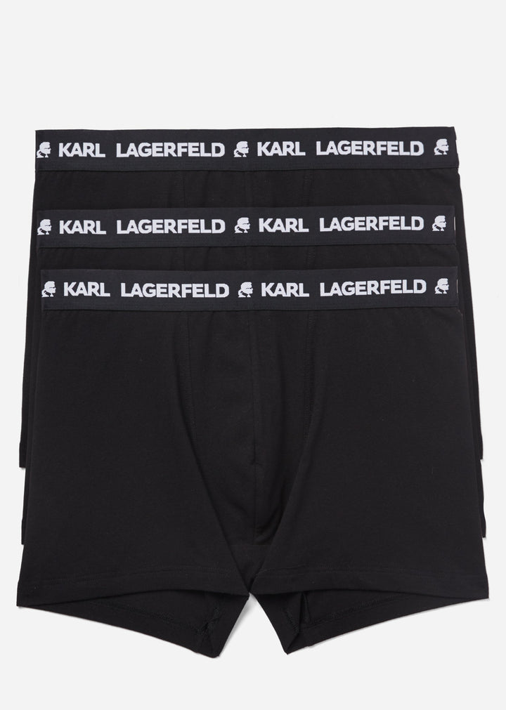 Karl Lagerfeld Logo Monochrome Trunk 3 Pieces | Black