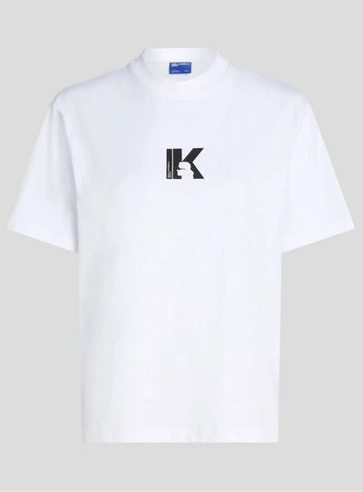 Karl Lagerfeld Regular K Logo T-shirt | White