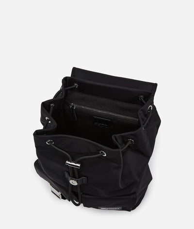 Karl Lagerfeld Utility Nylon Backpack | Black