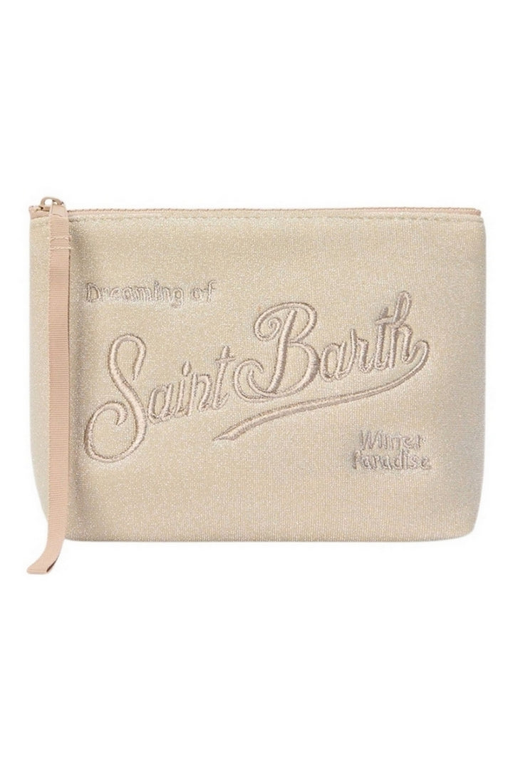 MC2 Saint Barth Pouch Aline Lurex | Shiny Beige