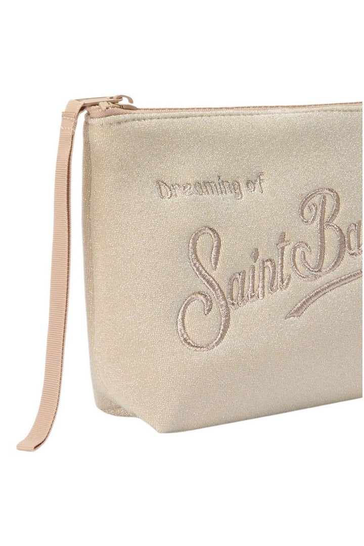 MC2 Saint Barth Pouch Aline Lurex | Shiny Beige