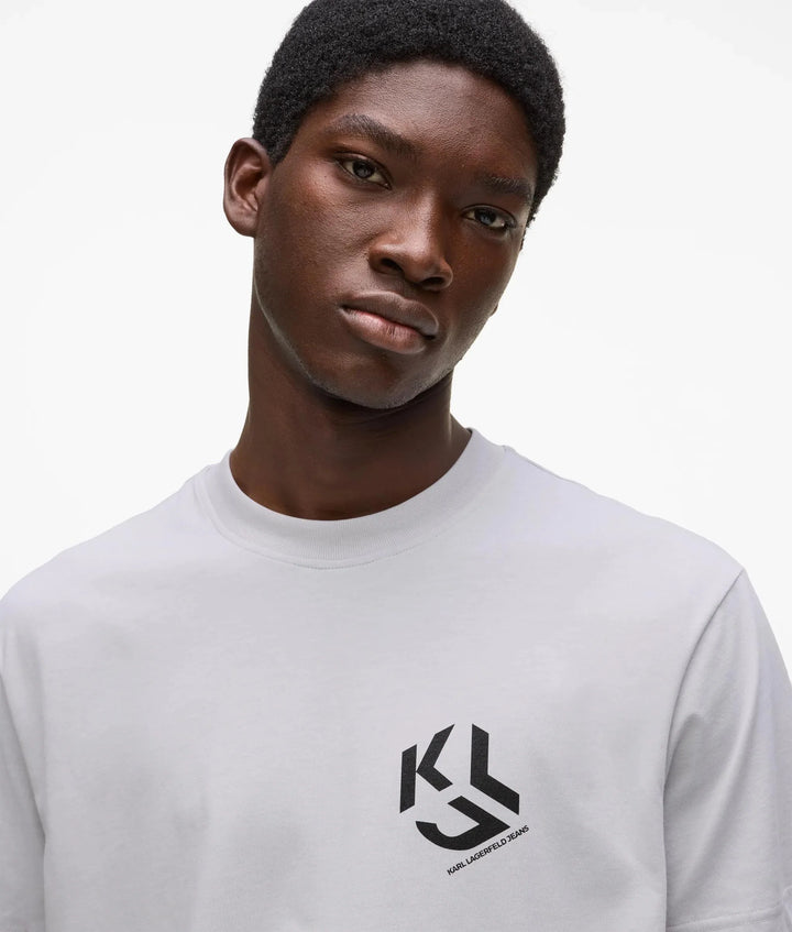 Karl Lagerfeld Regular Monogram Men's T-shirt | Micro Chip