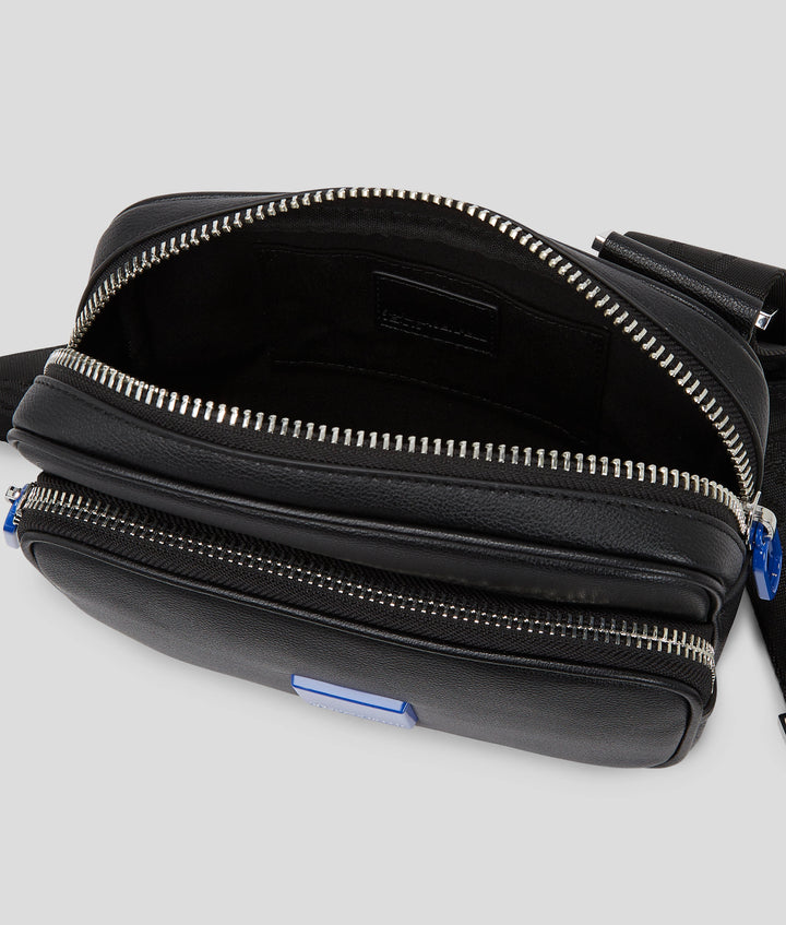 Karl Lagerfeld Box Logo Extra Large Camera Bag | Black