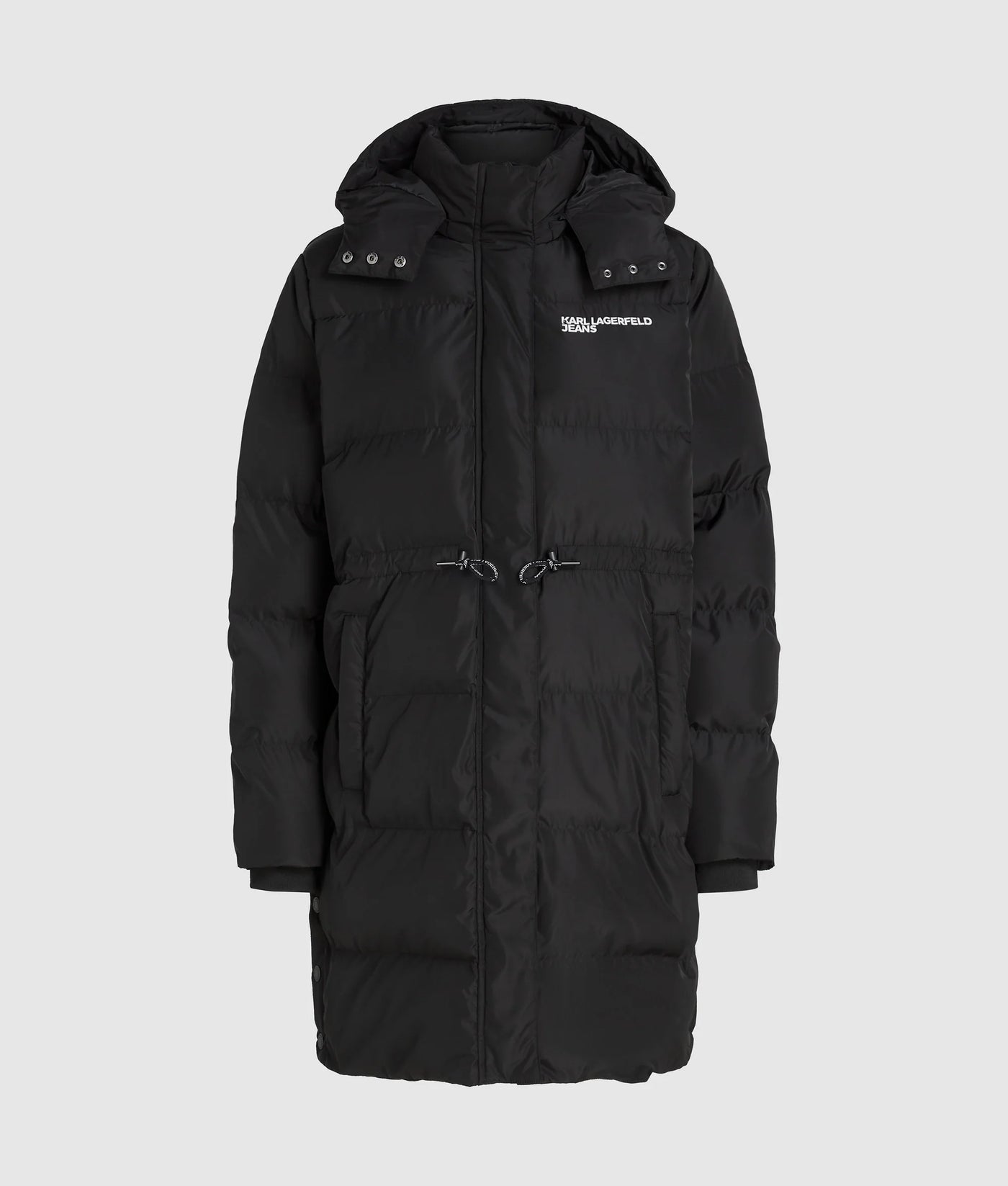Karl Lagerfeld Women's Long Puffer Jacket | Black