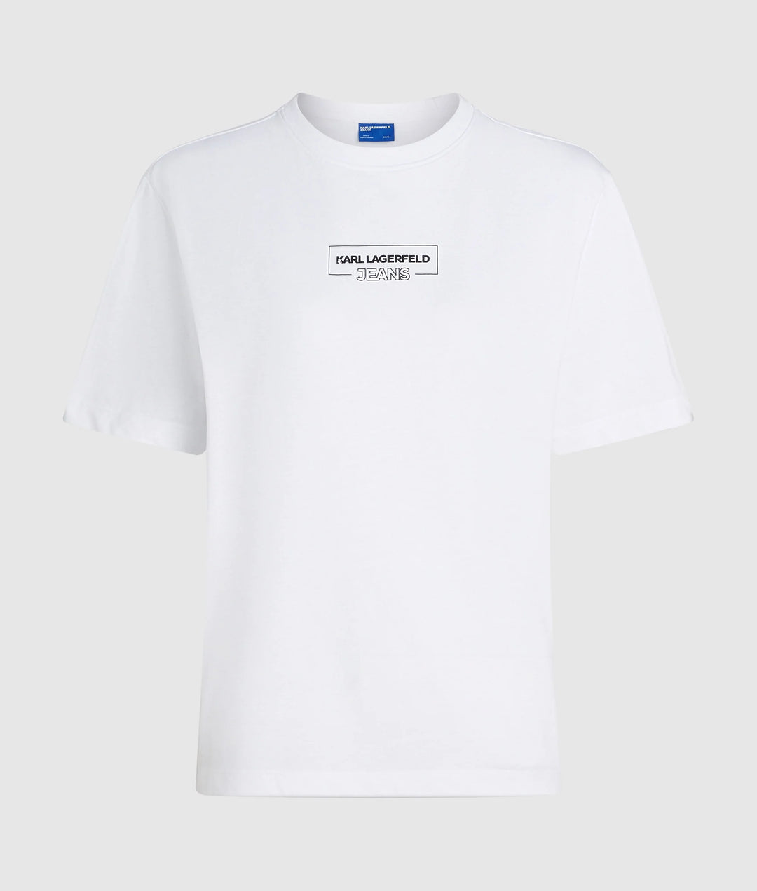 Karl Lagerfeld Outline Logo Women's T-shirt | White