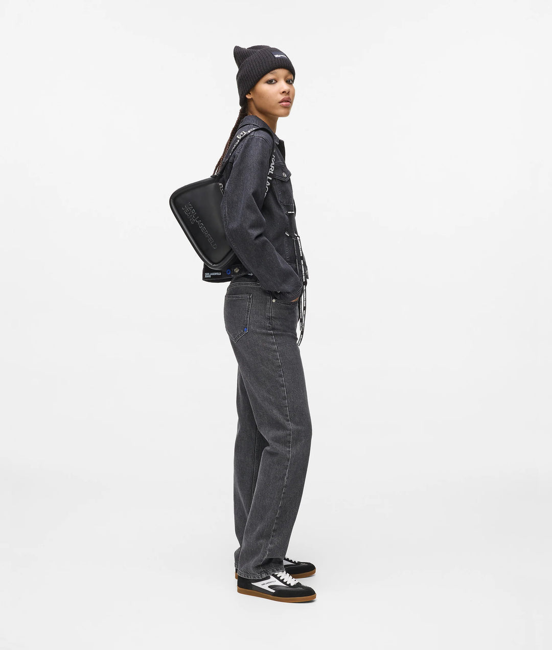Karl Lagerfeld Puffy Shoulder Bag | Black