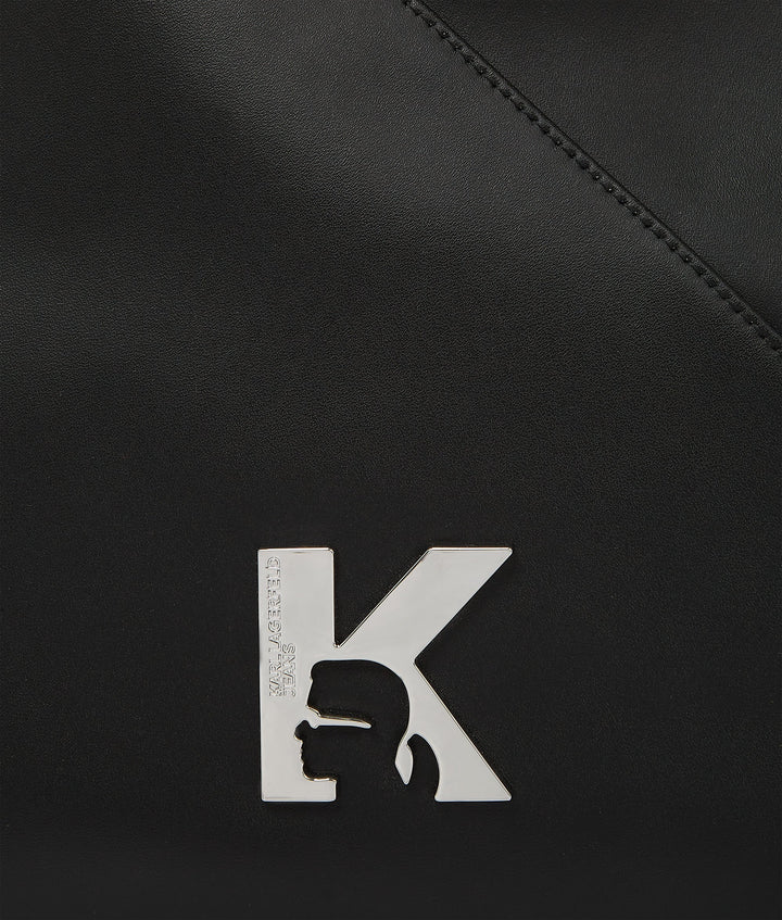 Karl Lagerfeld Geo Leather Small Tote Bag | Black