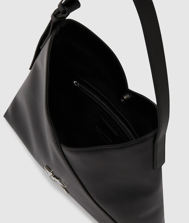 Karl Lagerfeld Geo Leather Small Tote Bag | Black