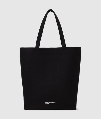 Karl Lagerfeld Box Logo Quote Shopper Bag | Black