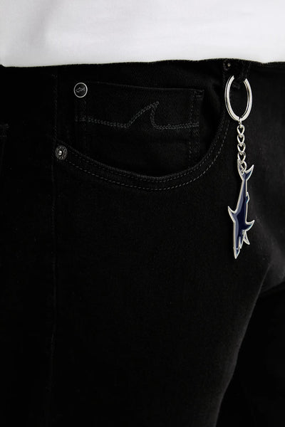 Paul & Shark Black Rivet Organic Stretch Denim | Black
