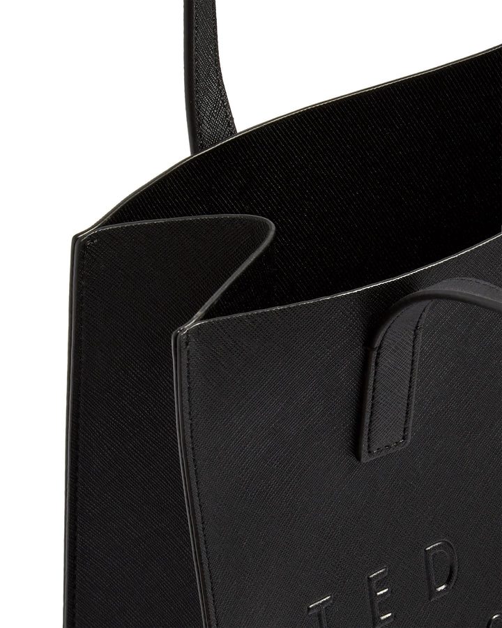 Ted Baker Seacon Crosshatch Small Icon Bag | Black