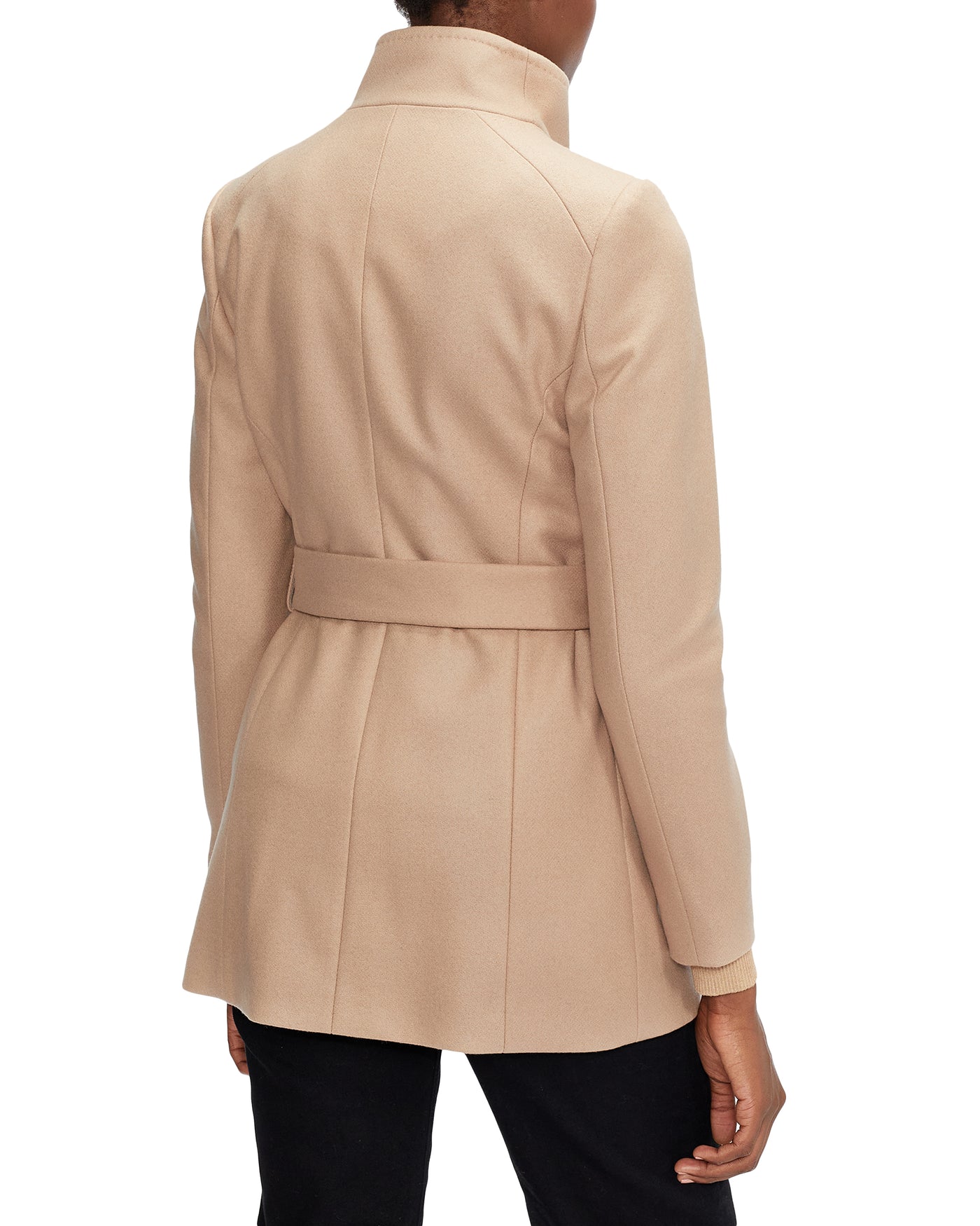 Ted Baker Rosess Wool Wrap Short Coat | Camel