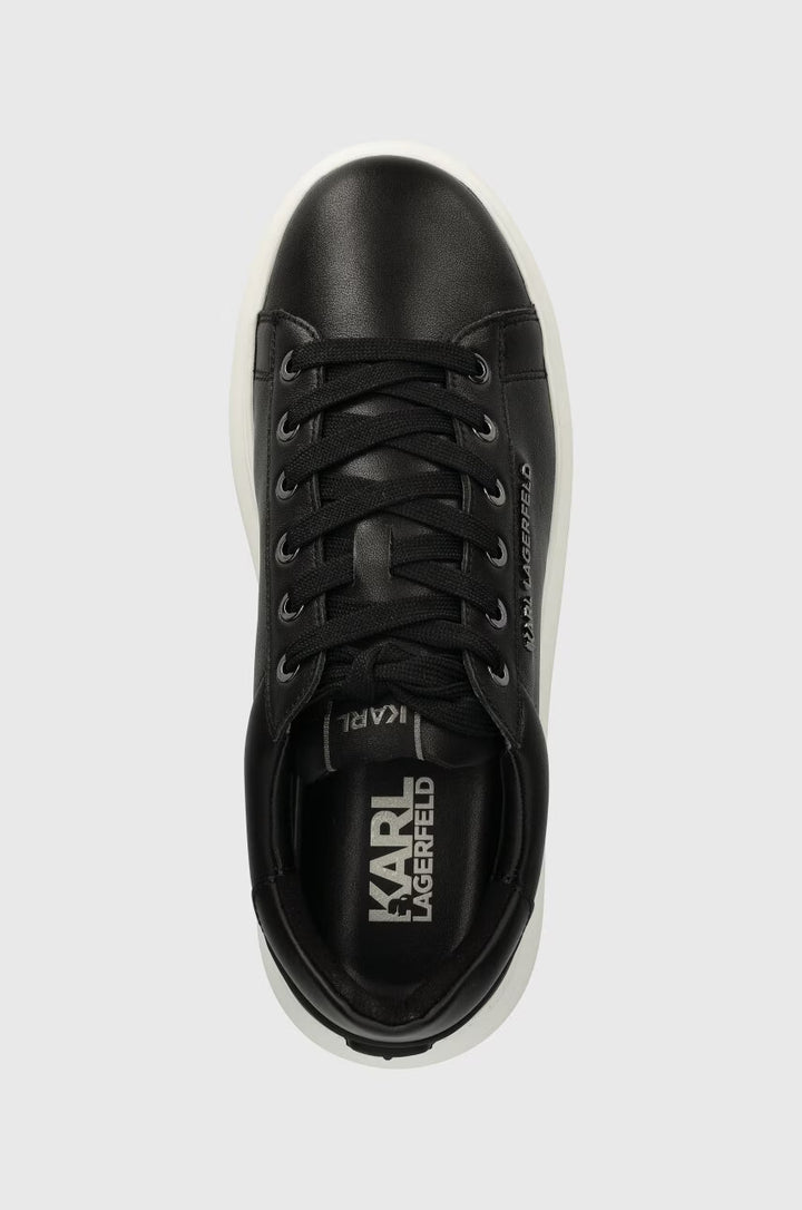 Karl Lagerfeld Kapri Leather Men's Sneakers | Black