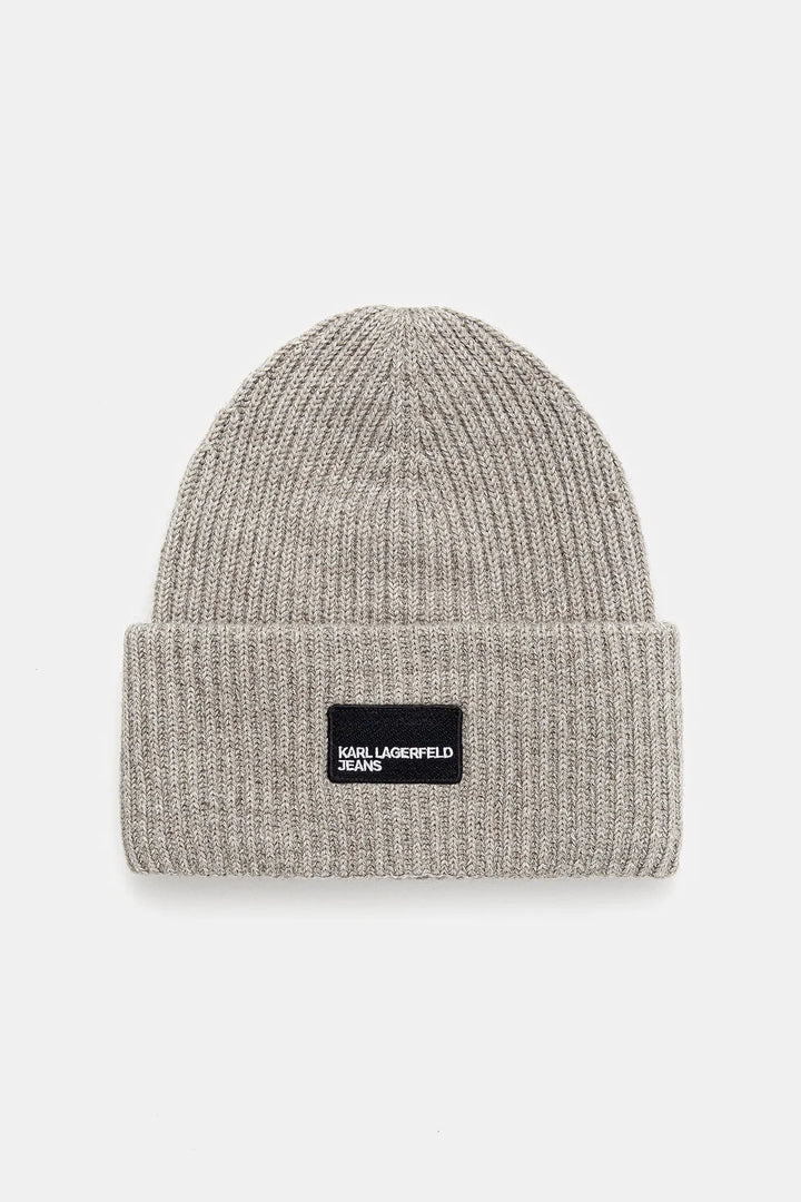 Karl Lagerfeld Long Beanie Lurex | Silver