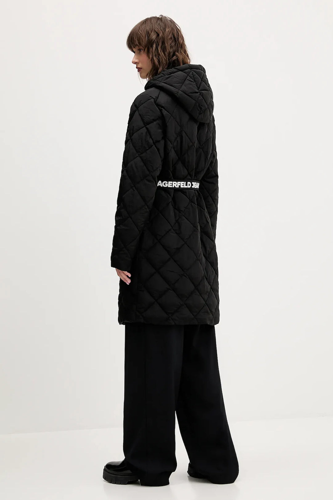 Karl Lagerfeld Light Padded Coat | Black