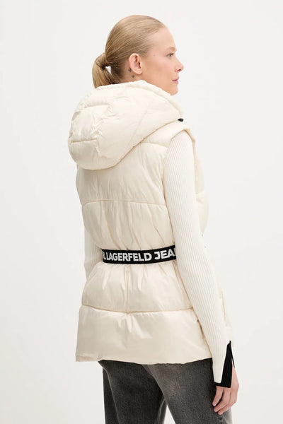 Karl Lagerfeld Belted Puffer Vest | Pristine