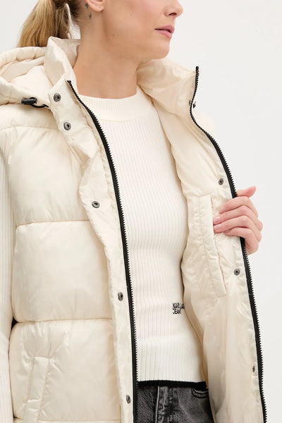 Karl Lagerfeld Belted Puffer Vest | Pristine