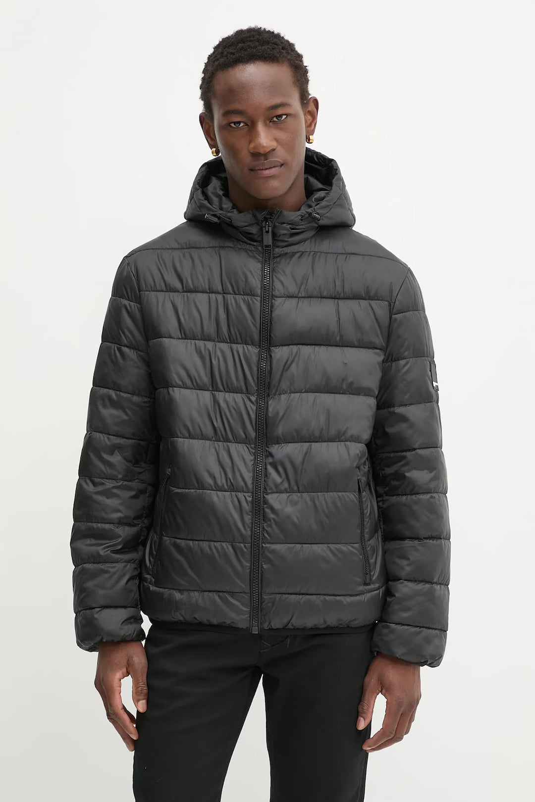 Karl Lagerfeld Men's Light Padded Jacket | Black