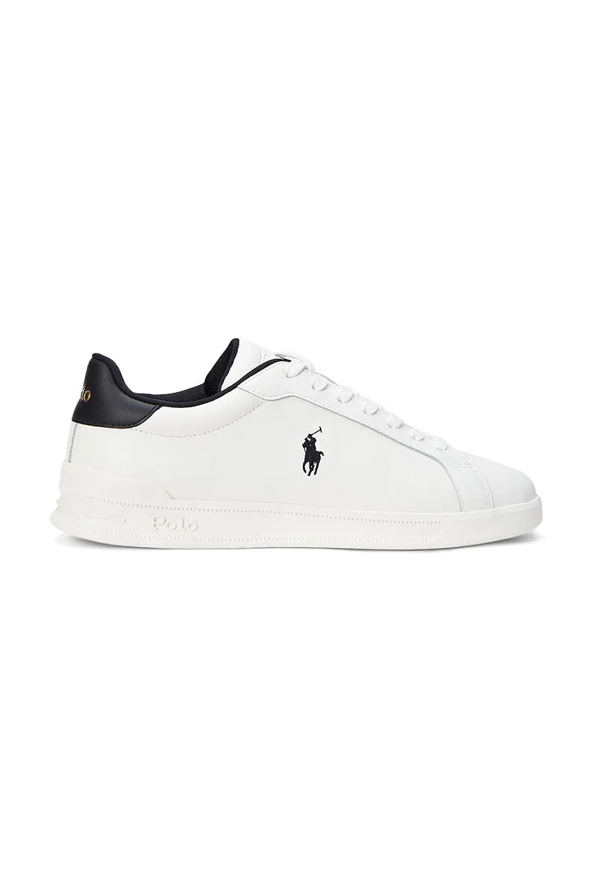 Ralph Lauren Women's Low Top Sneakers | White/Black