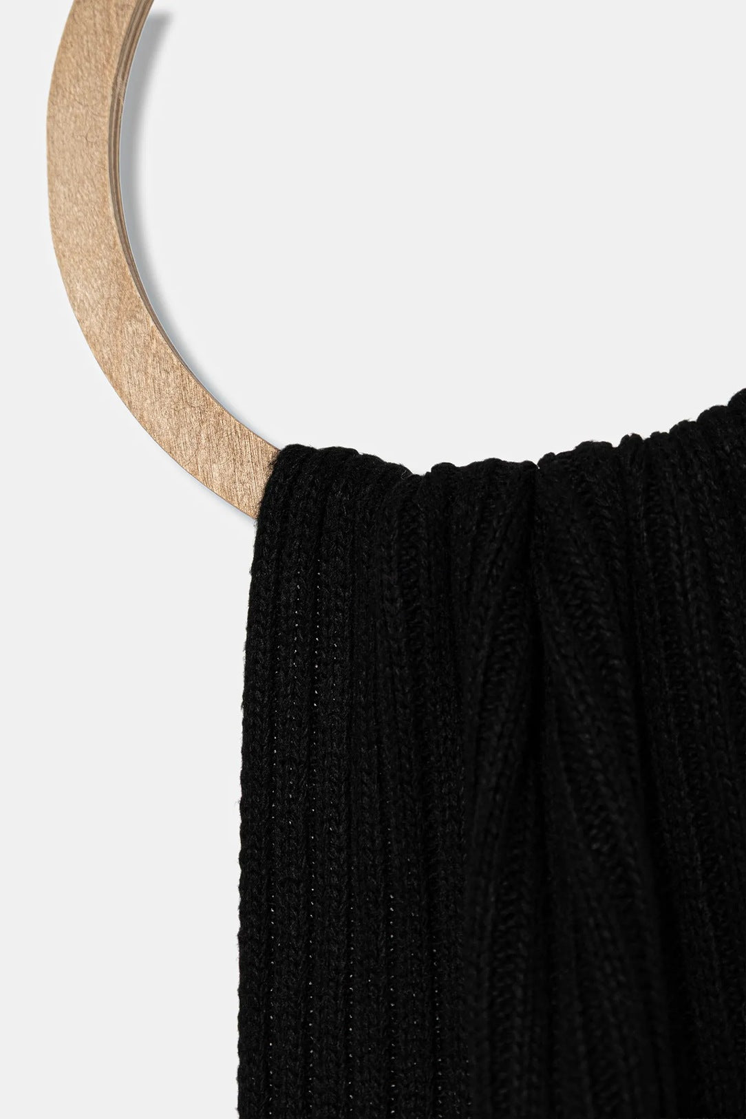 Karl Lagerfeld Patch Logo Scarf | Black