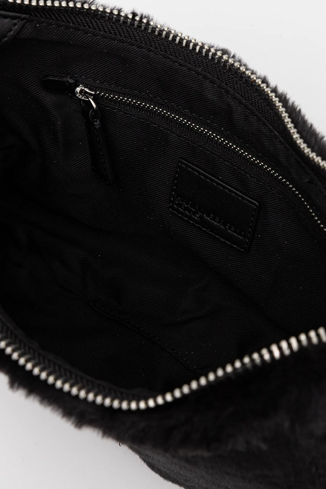 Karl Lagerfeld Faux Fur Shoulder Bag | Black