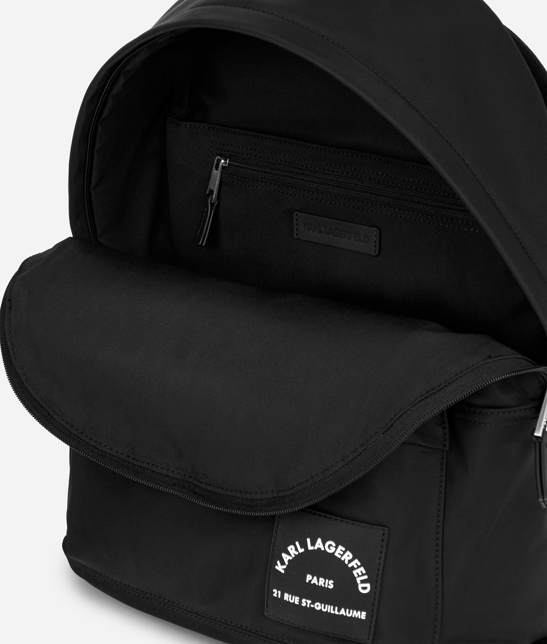 Karl Lagerfeld Nylon Backpack | Black