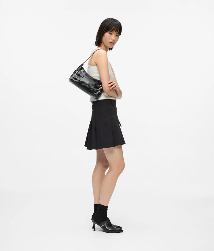 Karl Lagerfeld Buckle Shoulder Bag | Black