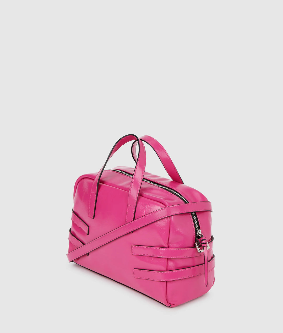 Karl Lagerfeld Buckle Bowling Bag | Very Berry