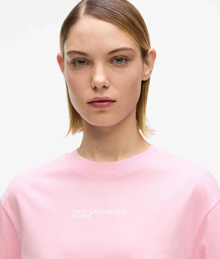 Karl Lagerfeld Regular Fit Frame Logo Women's T-shirt | Fairytale