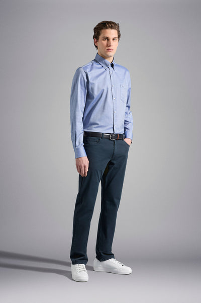 Paul & Shark Cotton Oxford Shirt | Blue