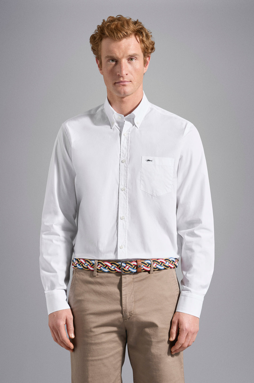 Paul & Shark Cotton Poplin Shirt | White