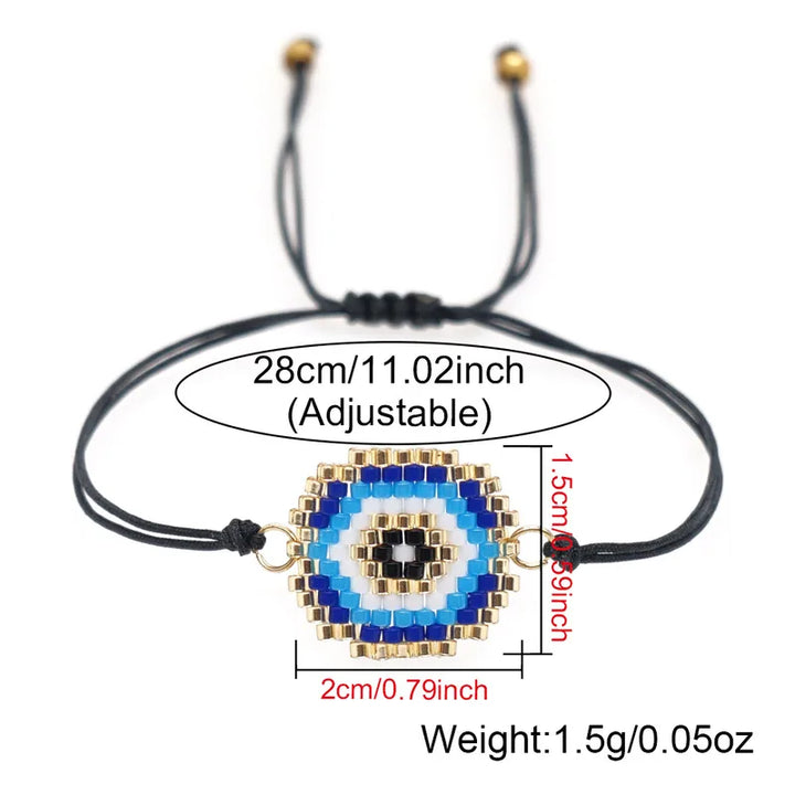 Never Needy Casual String Stretch Adjustable Bracelet | Black 697