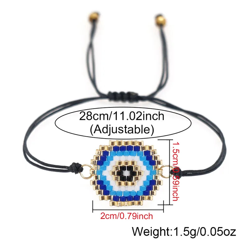 Never Needy Casual String Stretch Adjustable Bracelet | Red