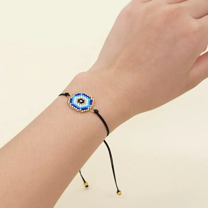 Never Needy Casual String Stretch Adjustable Bracelet | Red