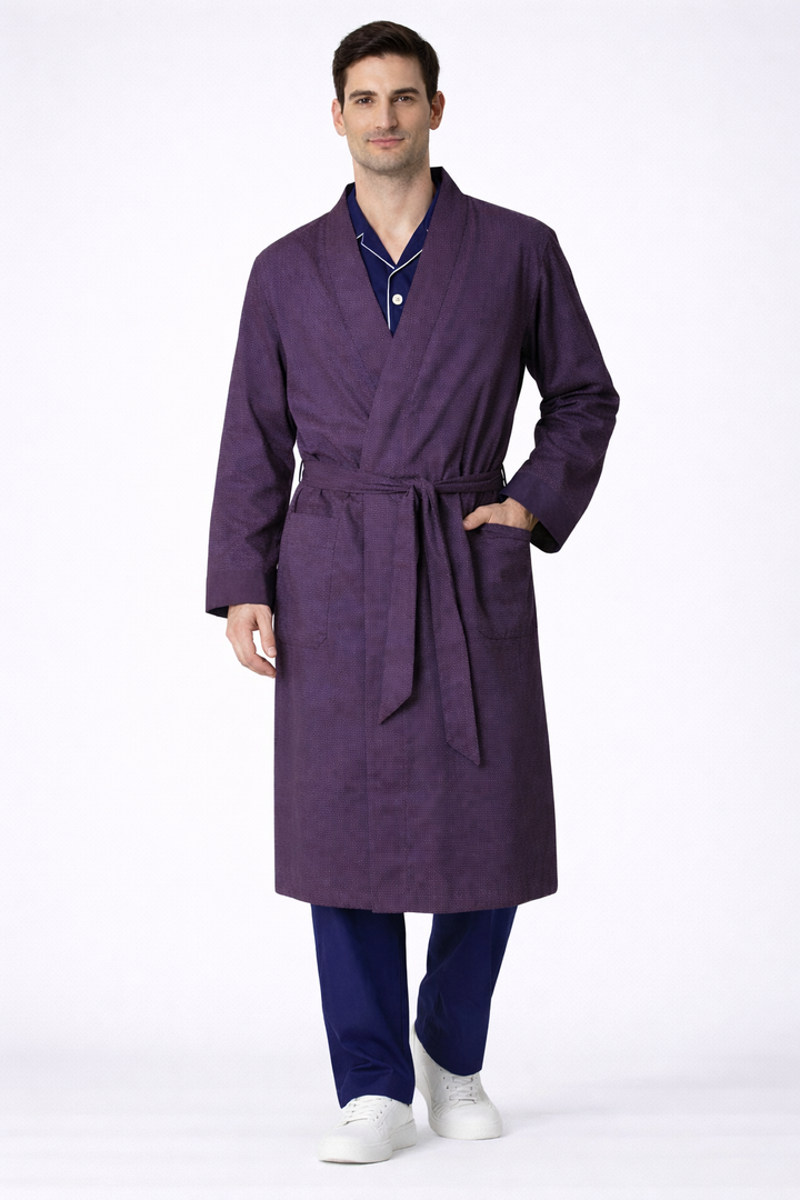 Derek Rose Dressing Gown | PURPLE