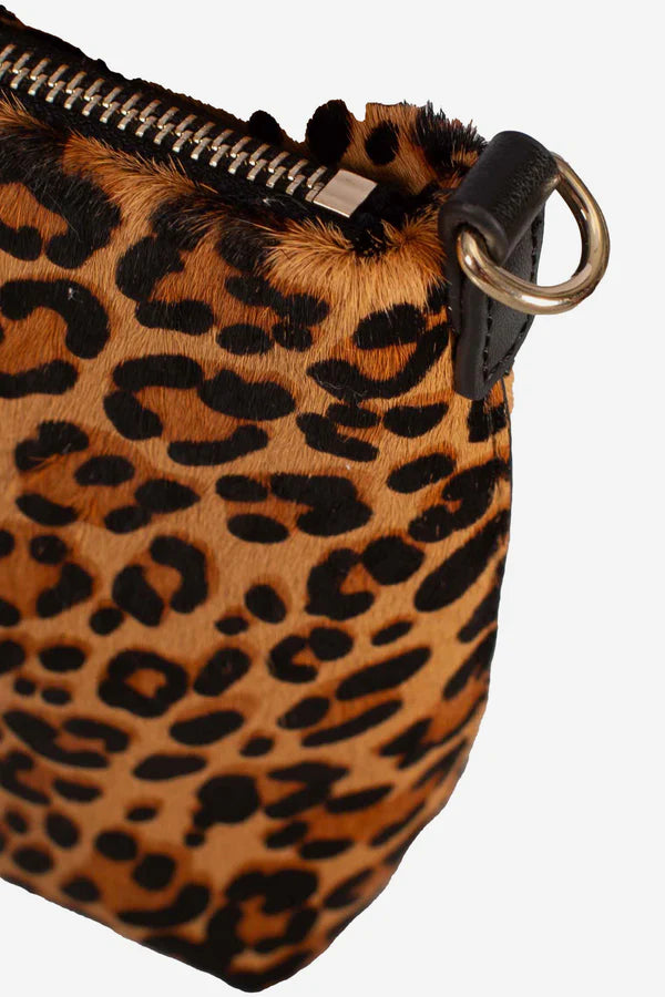 MC2 Saint Barth Leo Brushed Leather Bag | Leopard