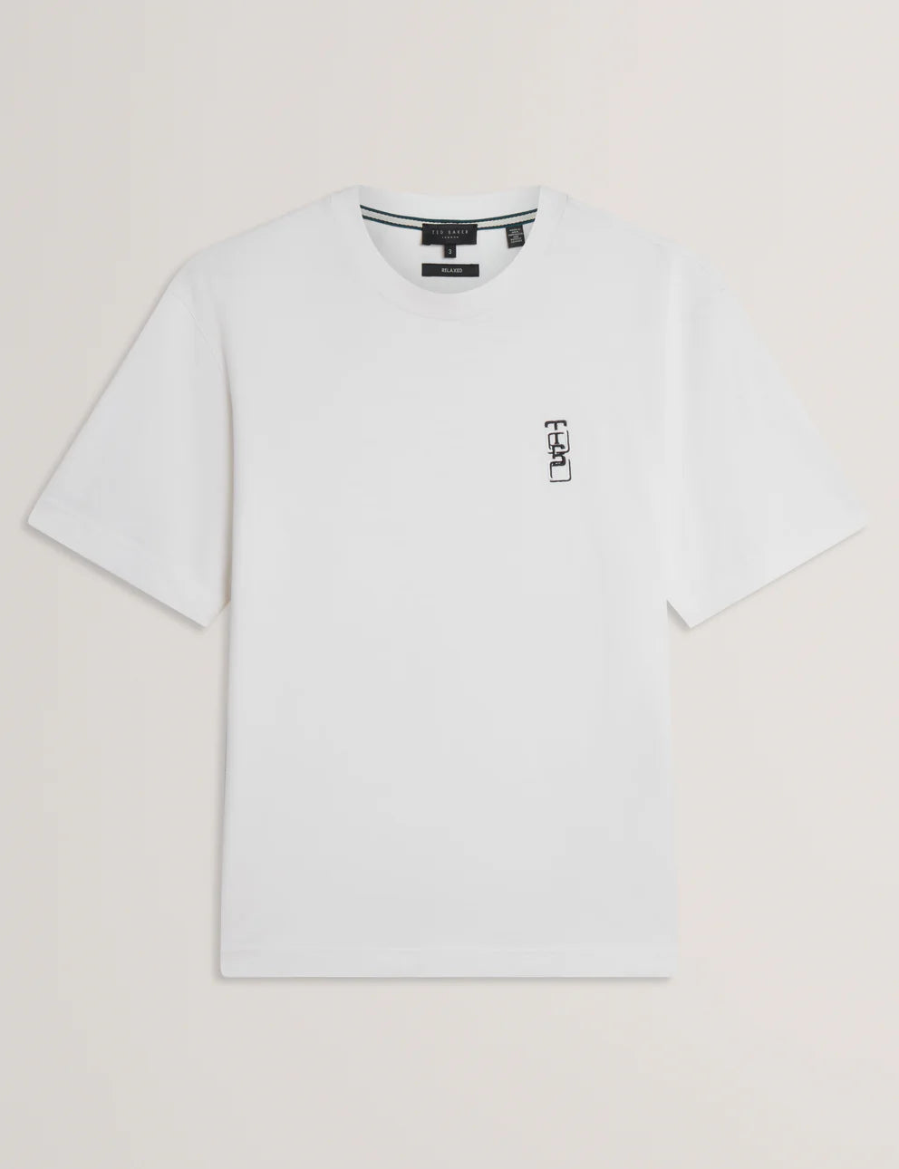 Ted Baker Kuyrt Short Sleeve Branded T-Shirt | White