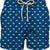 MC2 Saint Barth Lightweight Fabric Swim Shorts Lighting Rough Sea | Navy