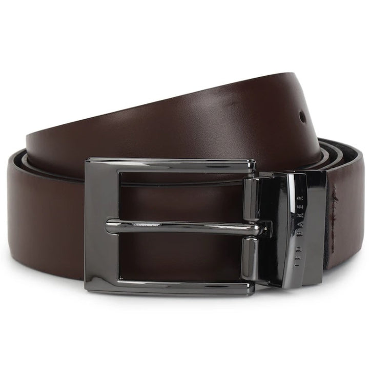 Ted Baker Wilmer Belt in A Box | Black/Brown