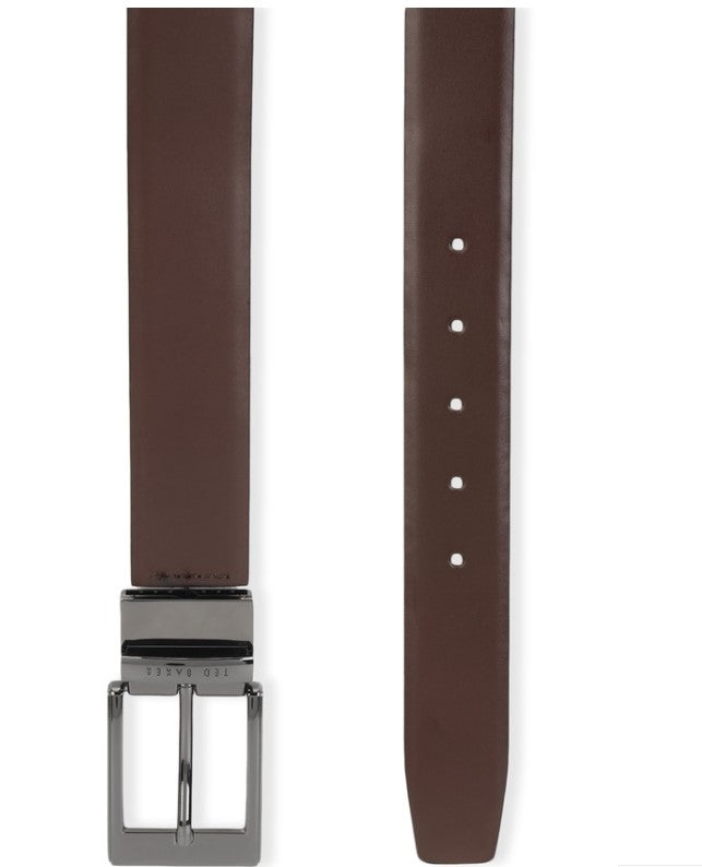 Ted Baker Wilmer Belt in A Box | Black/Brown
