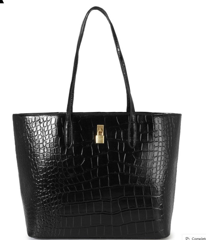 Ted Baker Londonn Padlock Tote Bag | Jet-Black