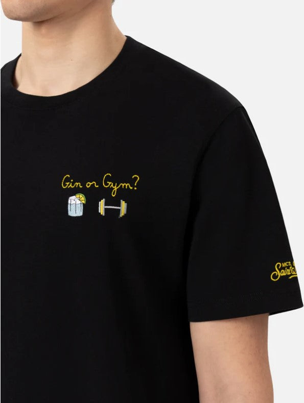 MC2 Saint Barth Classic Fit T-shirt Gin or Gym | Black