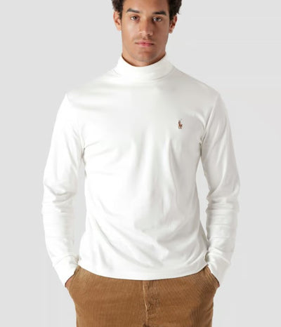 Ralph Lauren Soft Cotton Interlock Roll Neck | Nevis