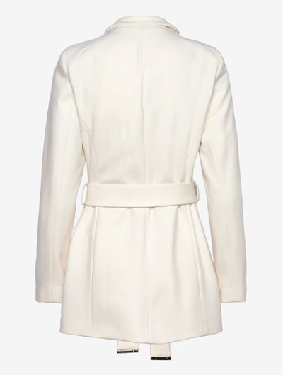 Ted Baker Rosess Wool Wrap Short Coat | Ivory