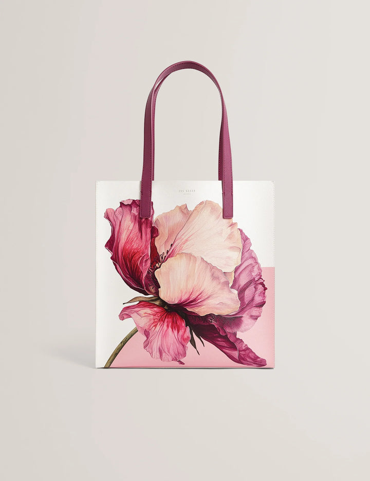 Ted Baker Printed Flower Medium Icon Bag | Ivory