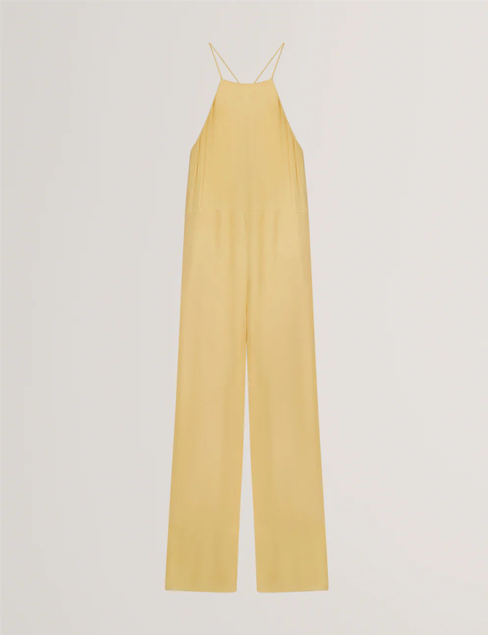 Ted Baker Innzia Belted Halter Neck Jumpsuit | Yellow